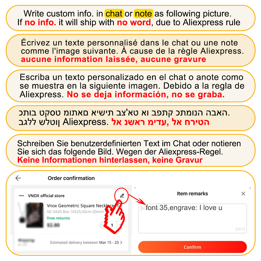 Vnox, pulseras personalizadas  - Coordinates Bracelet reseña y precio