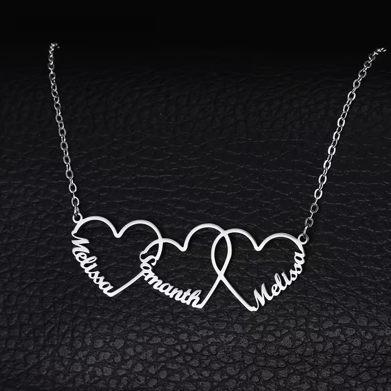 Collar con Nombre de Corazón E - Name Necklace Custom reseña y precio