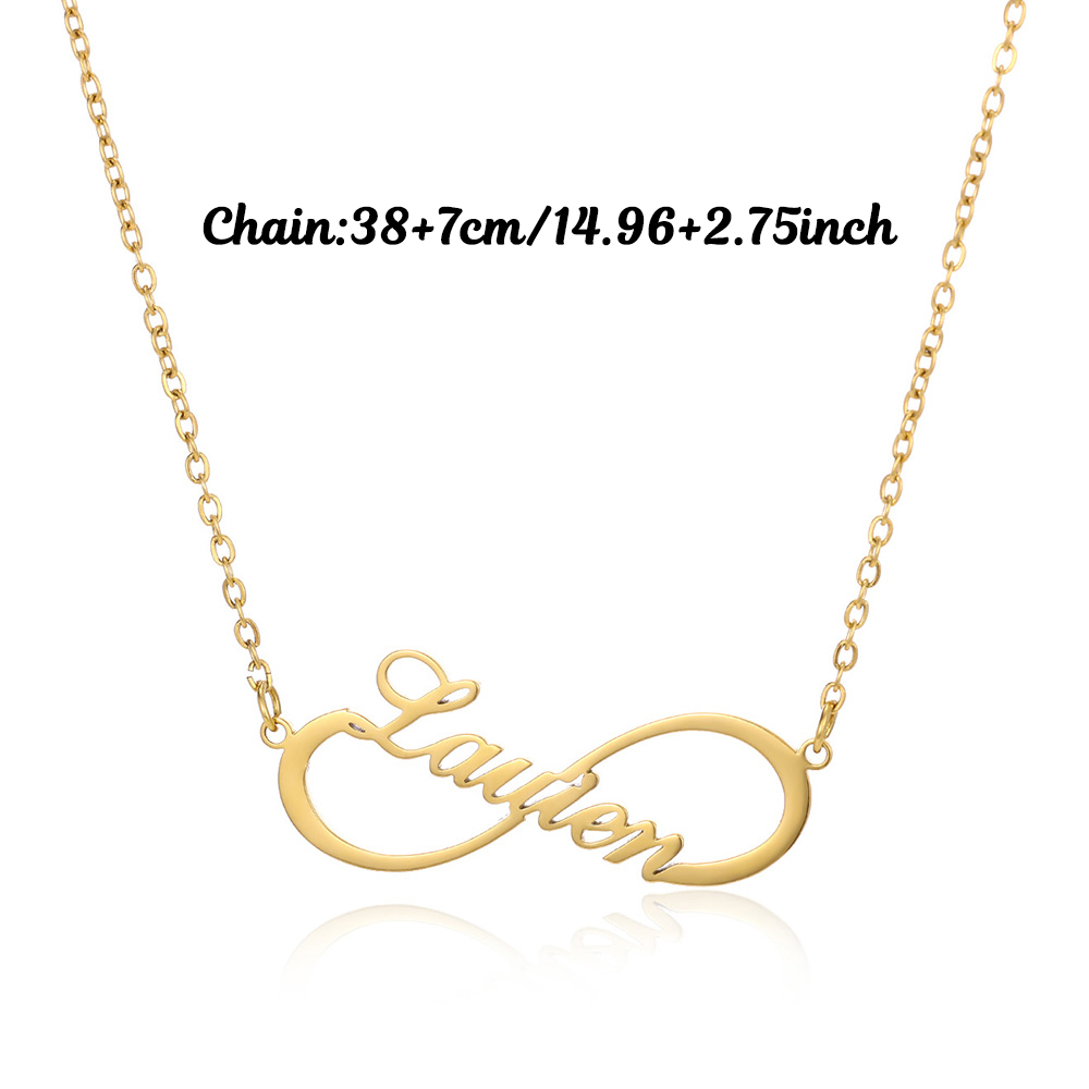 Collares Infinitos Personaliza - Name Necklace Custom reseña y precio