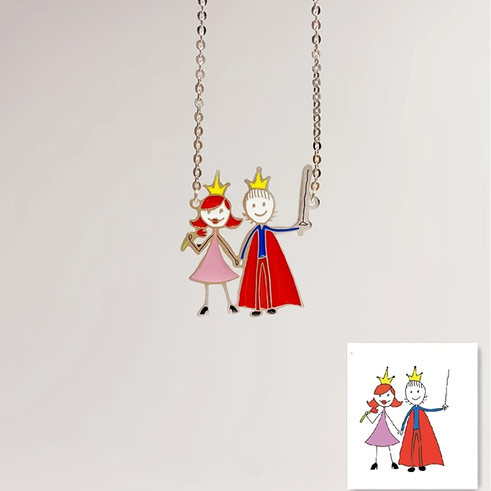 Collar con Colgante Esmaltado  - Name Necklace Custom reseña y precio